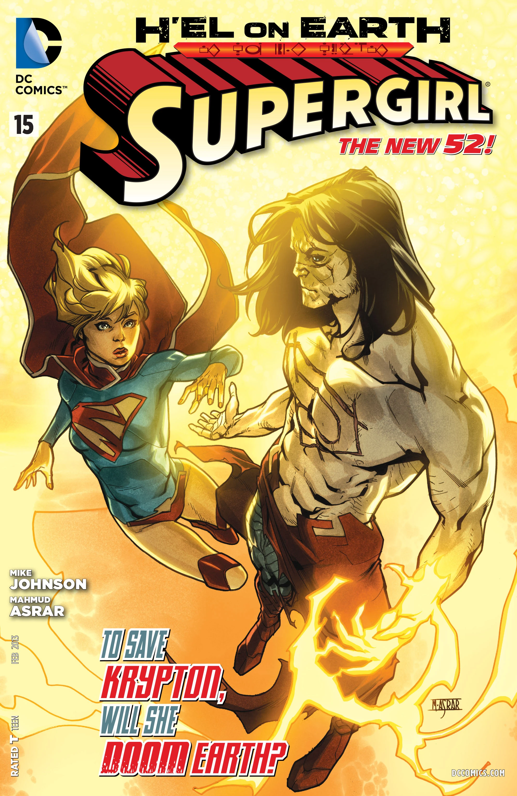 Supergirl #15 (DC, 2012 — Cover A) cover